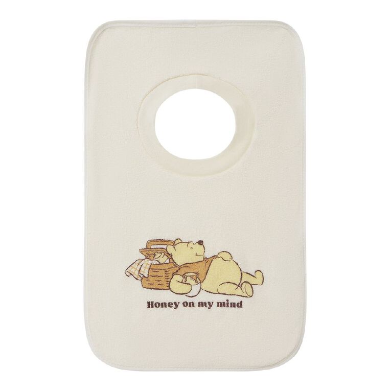 Winnie the Pooh Baby Bibs 3 Pack, Cream, hi-res