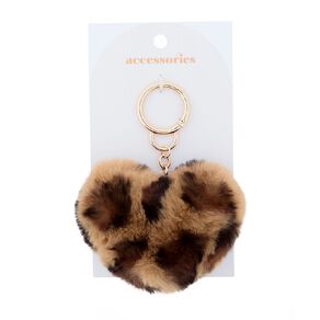 H&H Fluffy Heart Bag Charm