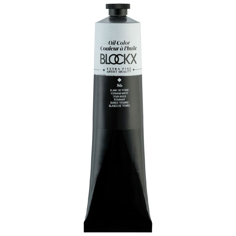BLOCKX Oil Tube 200ml 86 Titanium White White, , hi-res