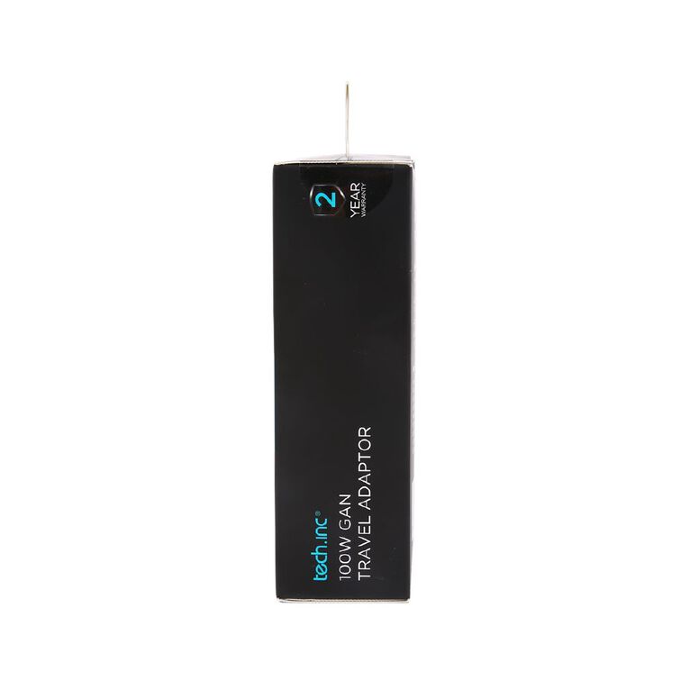 Tech.Inc 100W 2 Port USB C + USB A Gan Charger With Adaptor TI103KE, , hi-res