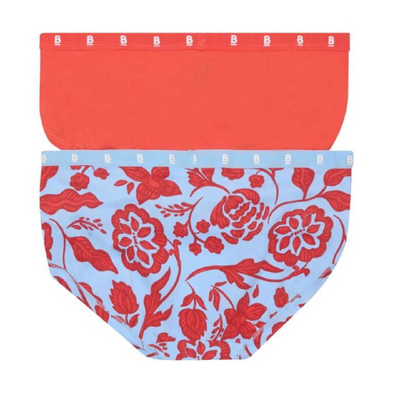 B FOR BONDS Women's Midi Briefs 2 Pack, Pink Light, hi-res
