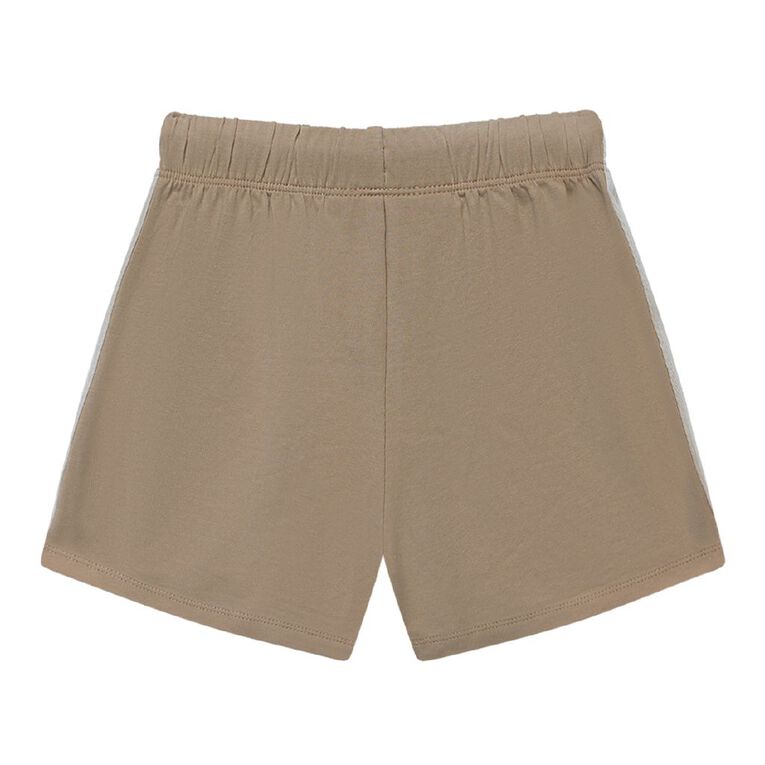 Young Original Toddler Boys' Retro Side Stripe Shorts, Brown Mid, hi-res