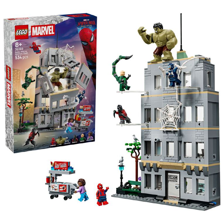 LEGO Marvel Super Heroes Spicerman Verses Hulk Epic Clash 76350, , hi-res