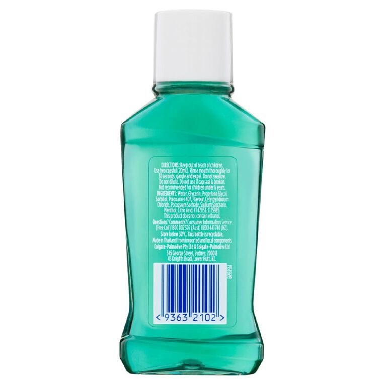 Colgate Plax Antibacterial Travel Freshmint Mouthwash 60ml, , hi-res