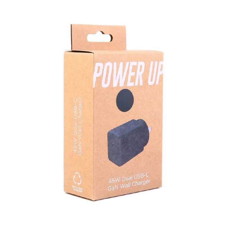 Tech.Inc PD 45W Dual USB-C Fast Charger Deep Deep Blue, , hi-res