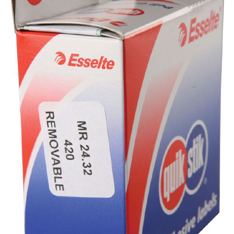 Quik Stik Labels Mr2432 24mm x 32mm 420 Pack