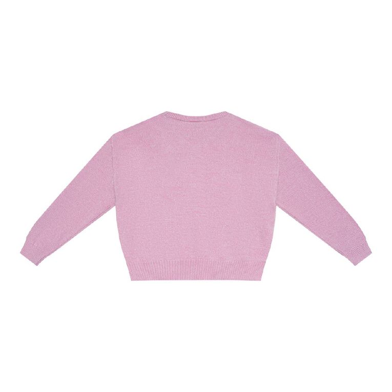 Young Original Knit Jumper, Pink Light, hi-res