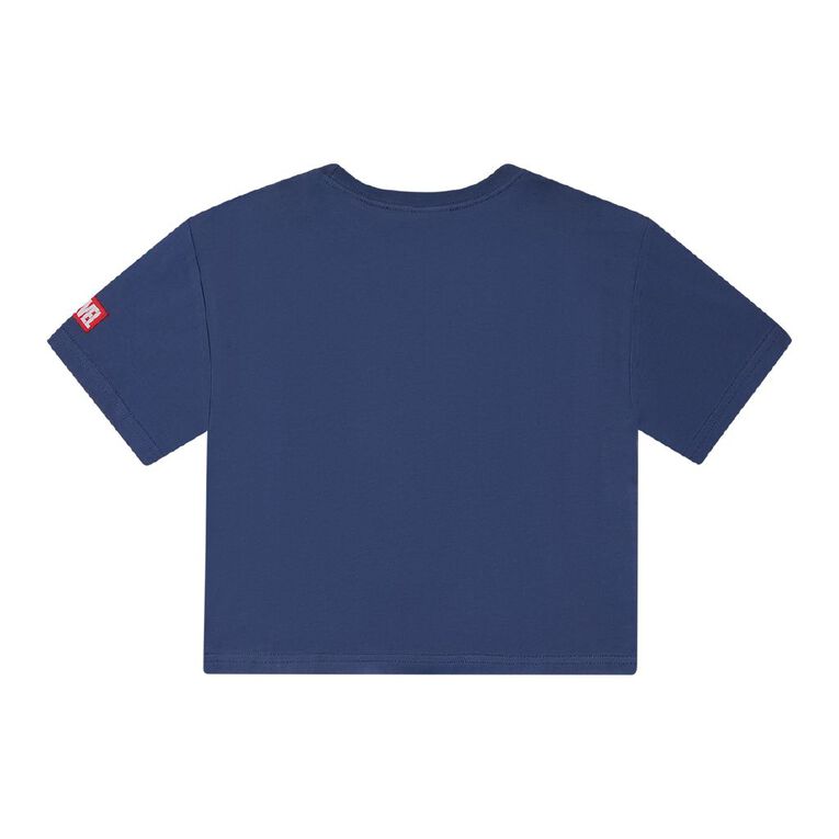 Spider-Man Milo Morales Short Sleeve Boxy Tee, Blue Dark, hi-res
