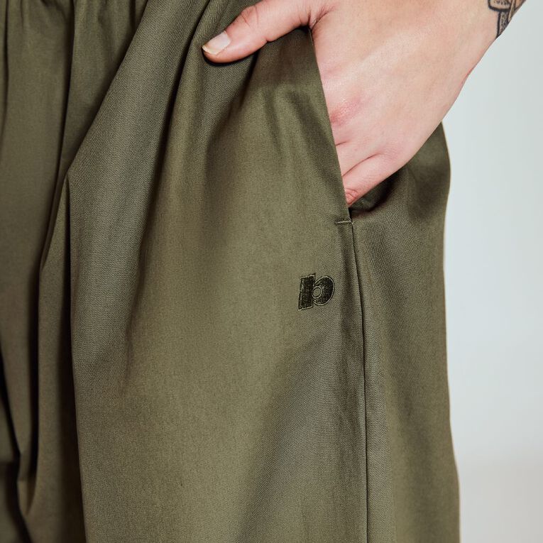 BRDRLESS Cora Baggy Pants, Green Dark, hi-res