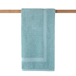 Living & Co Plush Terry Bath Mat Blue Light 50cm x 80cm