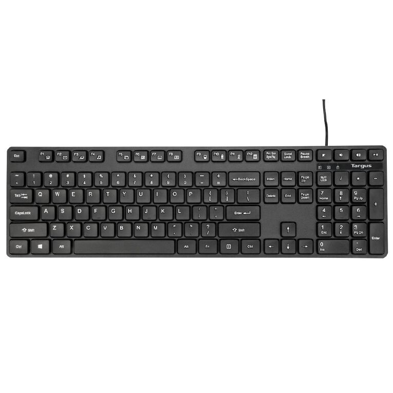 Targus USB Wired Antimicrobial Keyboard, , hi-res