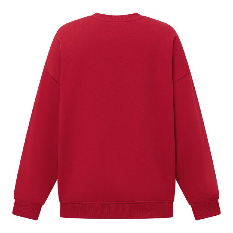 Disney Women's High School Musical Wild Cats Sweat, Red, hi-res