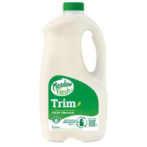 Meadow Fresh Trim Milk 2L White
