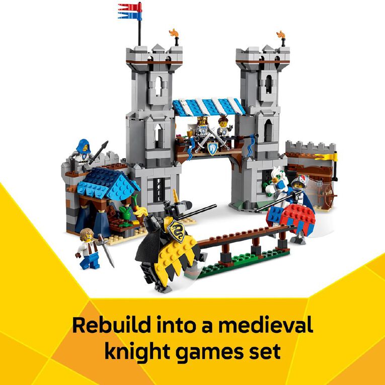 LEGO CREATOR Medieval Horse Knight Castle 31168, , hi-res