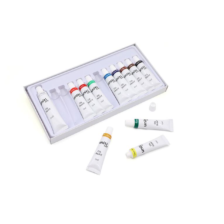 Uniti Oil Paint Set 12 Pack, , hi-res