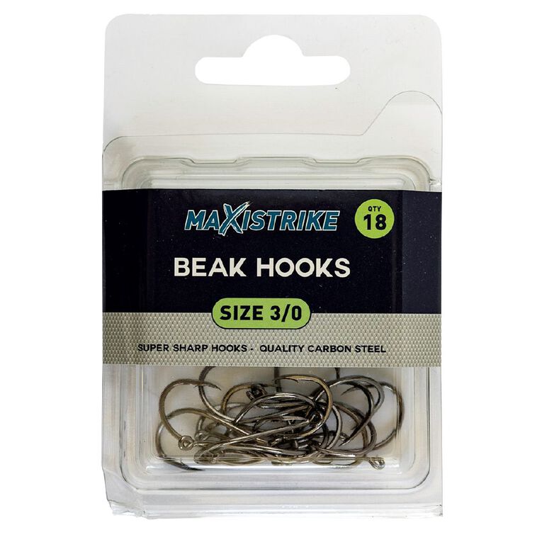 Maxistrike Beak Hooks 3/0 18 Pack, , hi-res