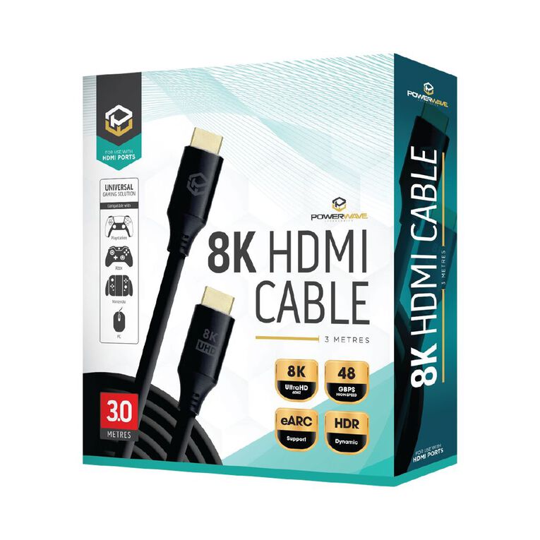 PowerWave 3M 8K HDMI Cable, , hi-res
