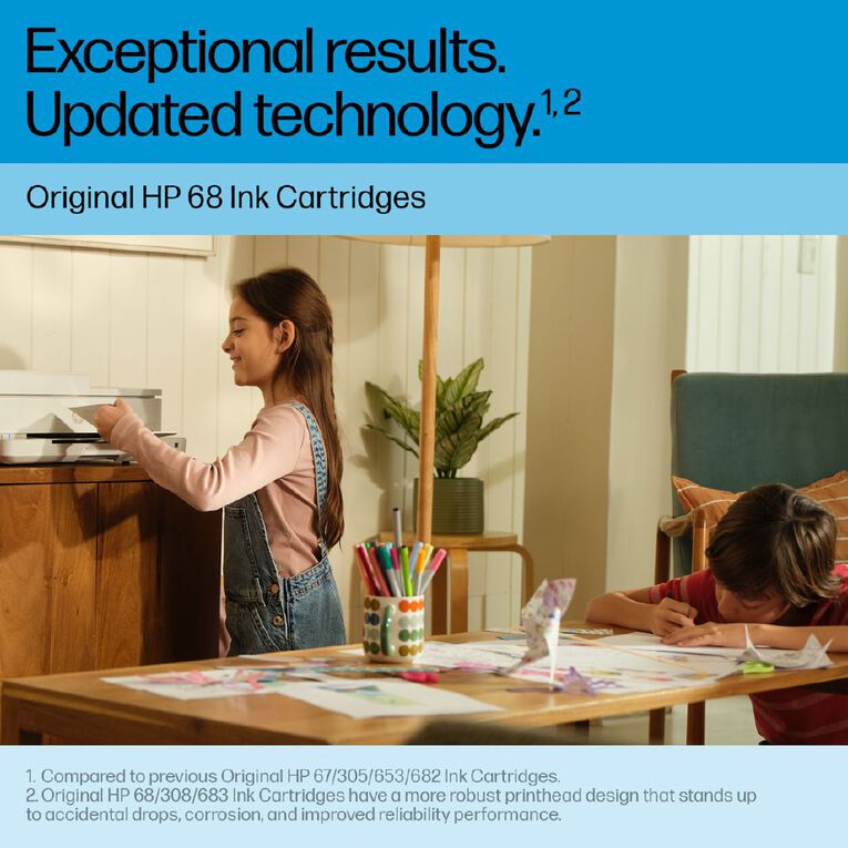 HP 68 Black Original Ink Cartridge 160 Pages, , hi-res