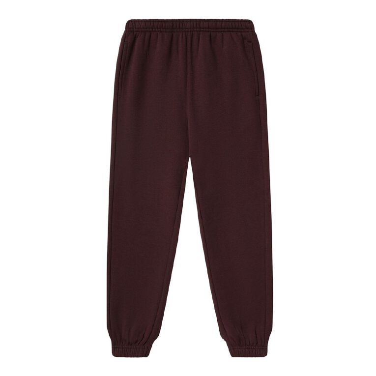 Young Original Plain Trackpants, Brown Dark, hi-res