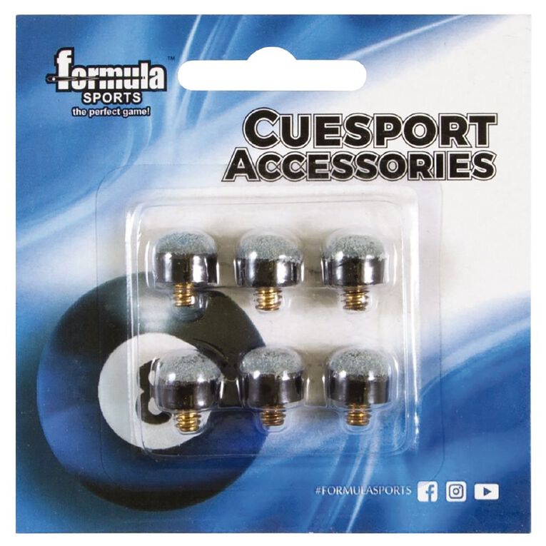 Formula Sports Blue Screw In Cue Tips 11mm  6 Pack, , hi-res