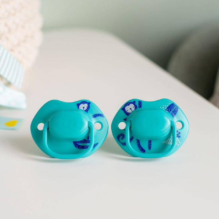 Tommee Tippee Closer to Nature Silicon Soother 0-6 Months 2 Pack, , hi-res