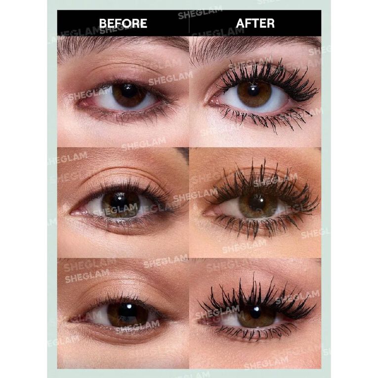 Sheglam All In One Volume And Length Mascara Washable Black 8g, , hi-res