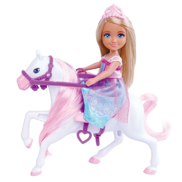 Mini Doll 12cm Play Set Princess & Horse, , hi-res