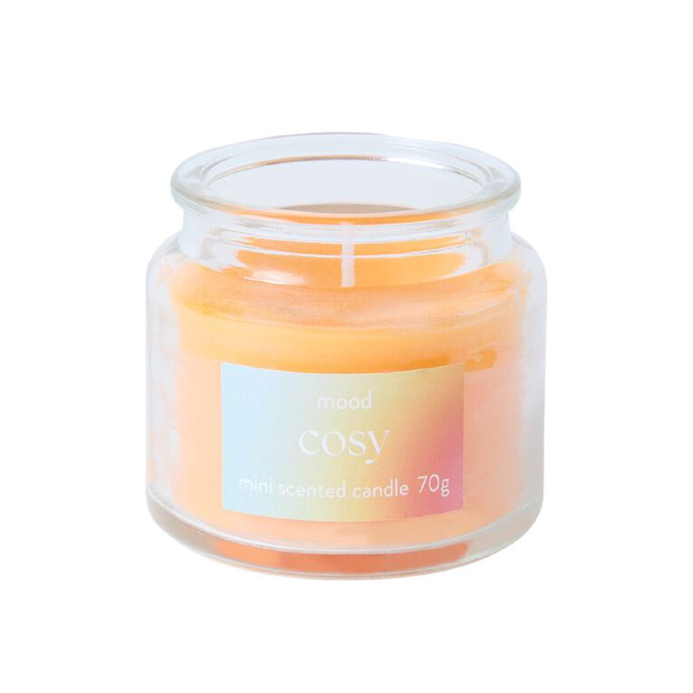 Living & Co Mood Mini Scented Candle Cosy Apple 70g, , hi-res