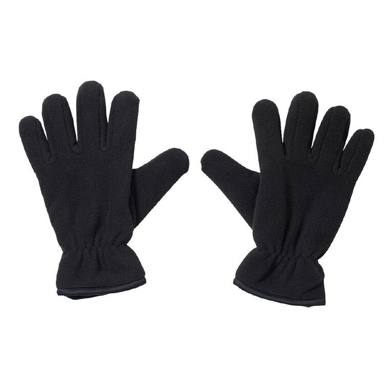 Young Original Kids' Fleece Gloves, Black, hi-res