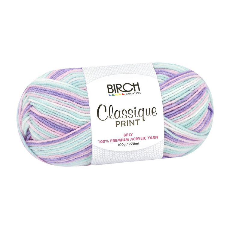 Birch Classique Yarn Prints 100% Premium Acrylic 100G 8Ply Blush, , hi-res