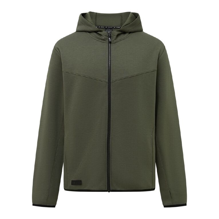 Active Intent Men's Scuba Zip Sweat, Green Mid, hi-res