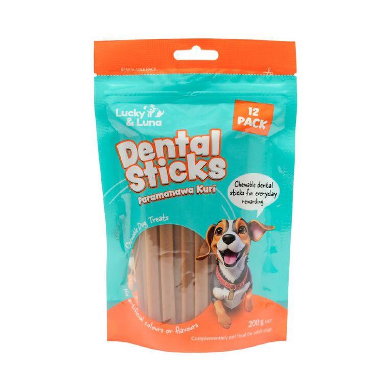 Lucky & Luna Dental Sticks 12 Pack, , hi-res