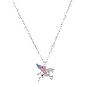 Young Original Kids' Diamante Necklace Unicorn