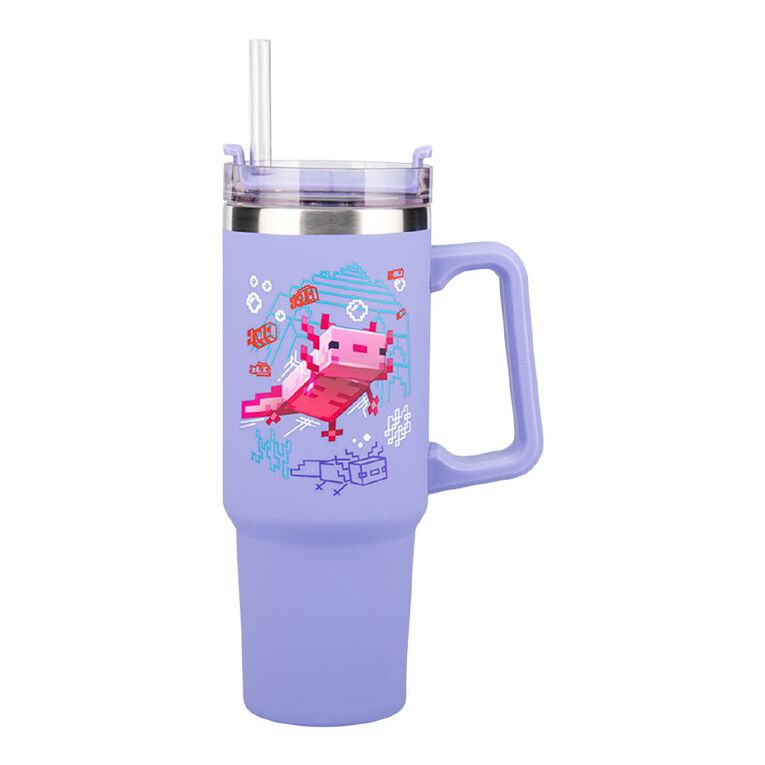 Paladone Minecraft Travel Cup 900ml Purple, , hi-res