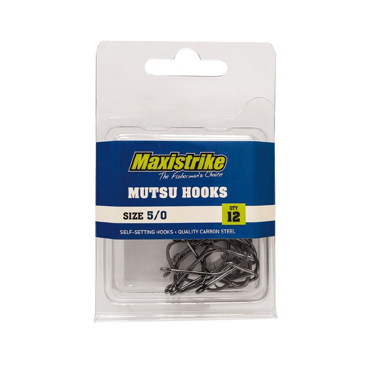 Maxistrike Mutsu Hooks 5/0 12 Pack, , hi-res