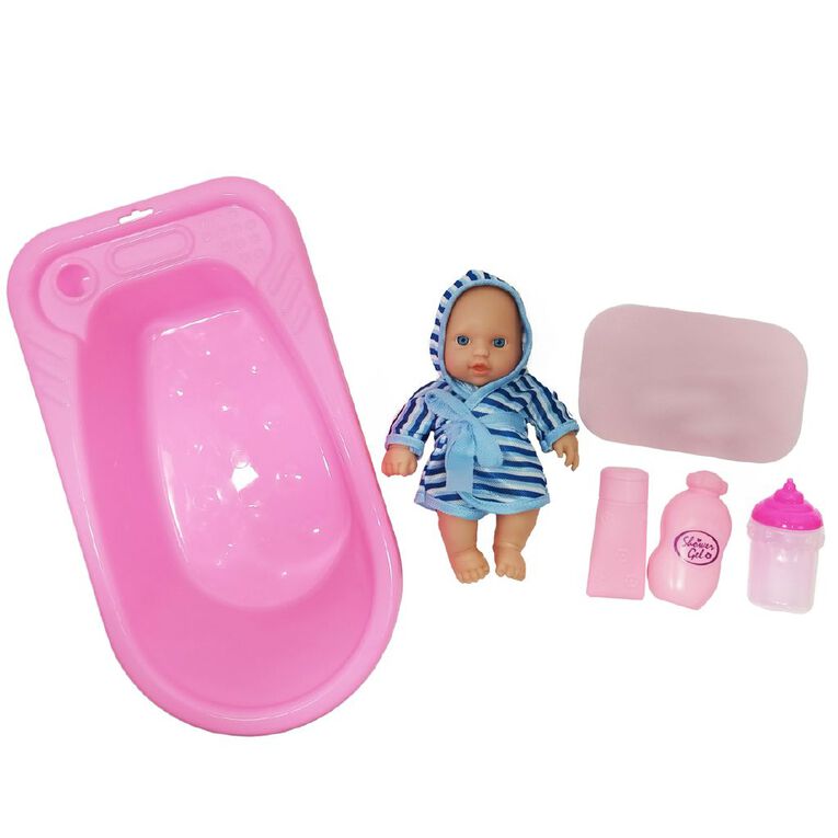 Baby Doll 20cm With Bathtub Assorted, , hi-res