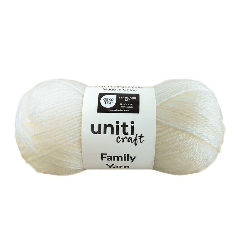 Uniti Yarn Family 50G White, , hi-res