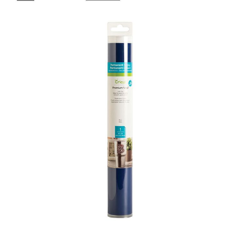 Cricut Vinyl Premium Permanent 12x48 Blue Mid, , hi-res