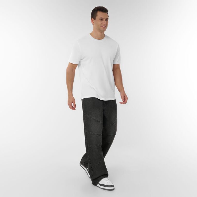 Garage Men's Baggy Jean Seam Details, Black, hi-res