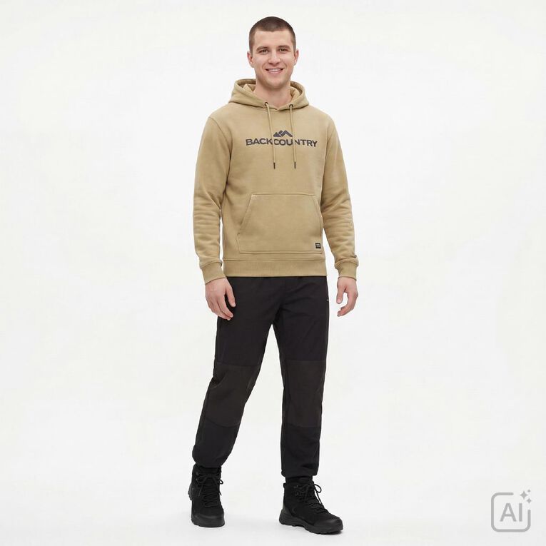Back Country Adults' Fleece Hoodie, Brown Light, hi-res