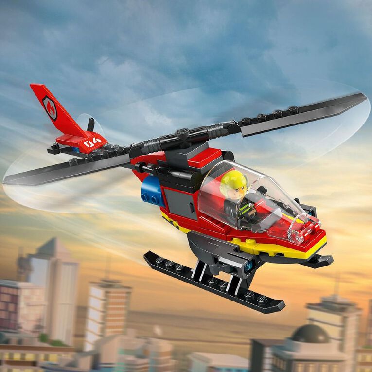 LEGO CITY Fire Rescue Helicopter 60411, , hi-res