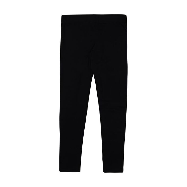 Underworks Kids' Heatbod Pants, Black, hi-res