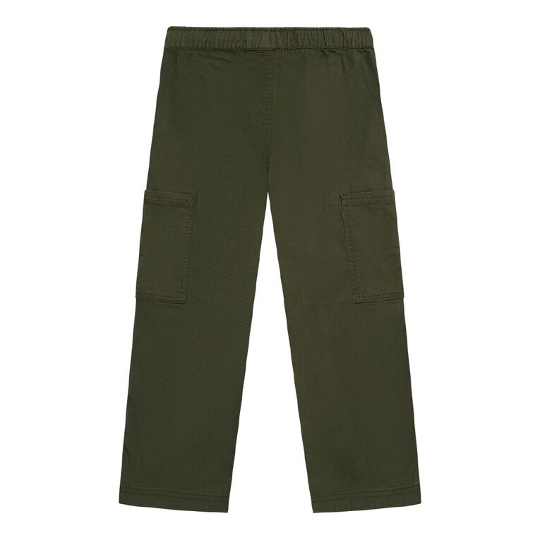 Young Original Woven Patch Pocket Pants, Green Dark, hi-res