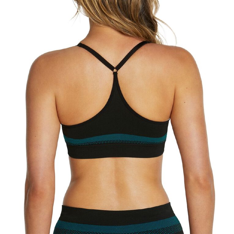Tradie Women's Scoop Neck Bralette, Black Tradie Women's Scoop Neck Bralette, Black, hi-res