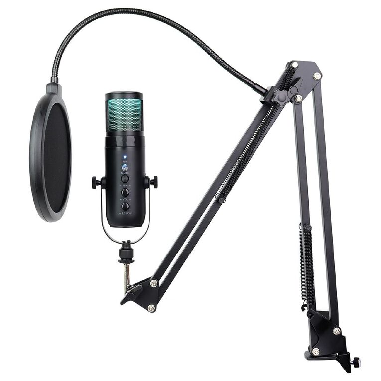 Playmax Streamcast RGB Microphone Kit The Warehouse