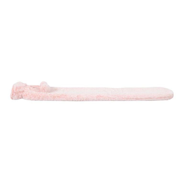 Living & Co Long Hot Water Bottle Pink, , hi-res
