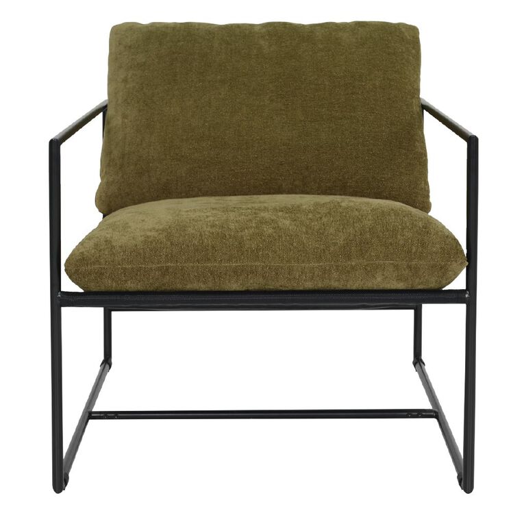 Living & Co Sling Chair Green Dark, , hi-res