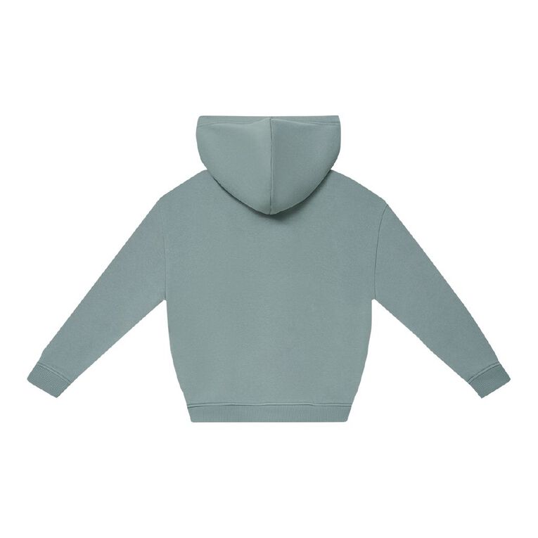 Young Original Print Pullover Hoodie, Green Light, hi-res
