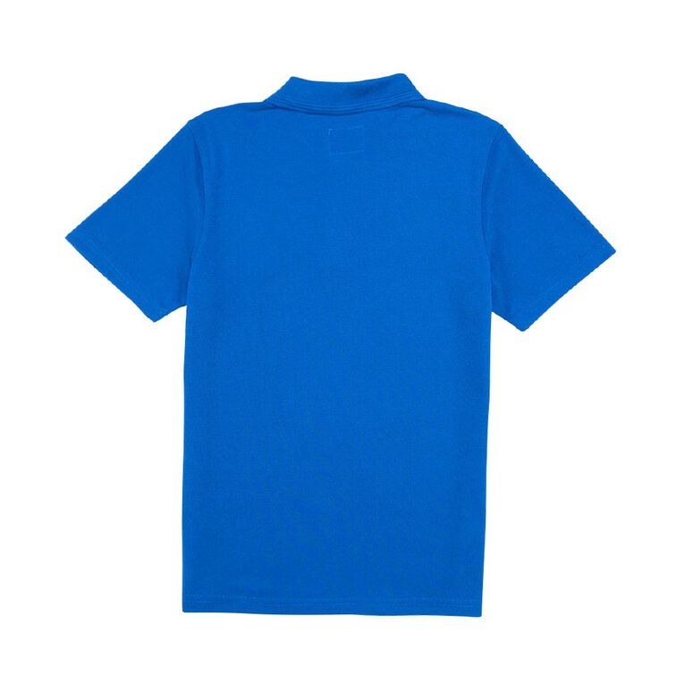 Schooltex Tawhiti School Short Sleeve Polo with Embroidery, Royal, hi-res