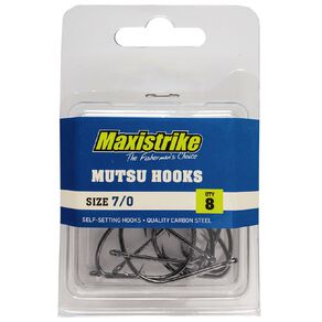 Maxistrike Mutsu Hooks 7/0 8 Pack